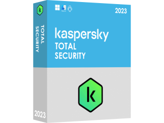 Kaspersky Total Security 2023 - 3 postes 1 an
